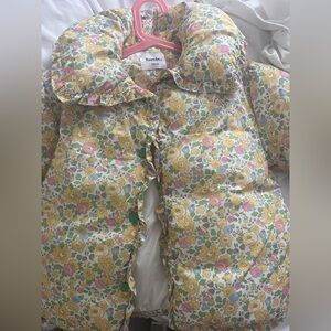 Beautiful floral puffer